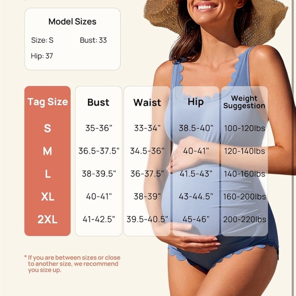 Maternity Purple One-Piece Swimsuit - Picture 7 of 7